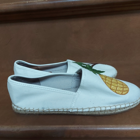 Circus by Sam Edelman Leni Espadrille Flats summer pineapple and palm tree - Picture 7 of 9